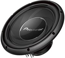 Pioneer TS-A30S4 zemfrekvences skaļrunis (1400 W), 30 cm/12 collas, IMPP membrāna jaudīgai skaņai, nepārtraukta izejas jauda 400 W, melns