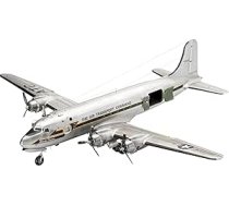 Revell Model Kit I dāvanu komplekts 75. gadadienai Berlin Airlift I C-54 D Skymaster I 352 Pieces I Scale 1:72 I bērniem un pieaugušajiem no 13 gadiem ANEB0C1CBD4D5T