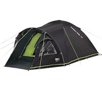 High Peak Talos 3 kupola telts, kempinga telts ar lieveni, 3 personu iglu telts, dubultsiena, 4000 mm ūdensnecaurlaidīga, veranda ar pamatni, ventilācijas sistēma, aizsardzība pret odiem, skaidrs logs