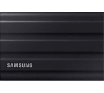 Samsung Portable SSD T7 Shield, 1TB, USB 3.2 Gen.2, 1050 MB/s lasīšanas, 1000 MB/s rakstīšanas, izturīgs ārējais cietais disks āra darbam Mac, personālajam datoram un viedtālrunim, melns, MU-PE1T0S/EU
