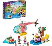 LEGO Friends veterinārās klīnikas glābšanas helikoptera 41692 celtniecības komplekts; Lieliska dzimšanas diena bērniem, 2021. gada jaunums (249 gabali)