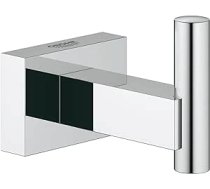 GROHE Essentials Cube — Bademantelhaken (metāls, verdeckte Befestigung, langlebige Oberfläche), hroms, 40511001