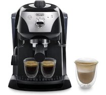 De'Longhi Espressomaschine EC 221.B â Espresso SiebtrÃ¤germaschine mit manuellem MilchaufschÃ¤umer, fÃ¼r Kaffeepulver vai ESE Pads geeignet, 1 l Wassertank, schwarz ANEB003YC1EB0T