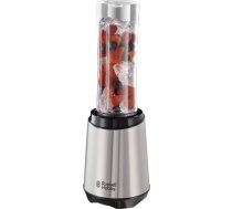 Russell Hobbs blenderis — statīvs mikseris un smūtiju veidotājs lietošanai [23 500 apgr./min. jaudas motors], iek. 1 x maisīšanas trauks 600 ml (nesatur BPA, var mazgāt trauku mazgājamajā mašīnā un neplīst ar vāku) smalcinātājs, nerūs