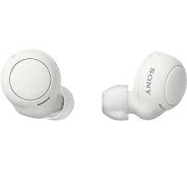 Sony WF-C500 True bezvadu austiņas (akumulatora darbības laiks līdz 20 stundām ar uzlādes korpusu, saderīgs ar balss palīgu, iebūvēts mikrofons zvaniem, Bluetooth), baltas ANEB09FKFY395T