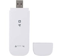 4G LTE USB bezvadu tīkla adapteris, kabatas WiFi maršrutētājs mobilā tīklāja modema zibatmiņa ar SIM/TF kartes slotu, Plug and Play