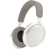 Sennheiser Momentum 4 bezvadu austiņas ar Bluetooth — ar adaptīvo trokšņu slāpēšanu kristāldzidriem zvaniem — 60 stundu akumulatora darbības laiks — regulējama skaņa, viegls un salokāms — balts