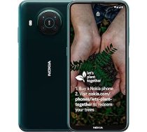 Nokia X10 viedtālrunis 64 GB, 6 GB RAM, Dual SIM, Forest Green ANEB095XB9CPFT