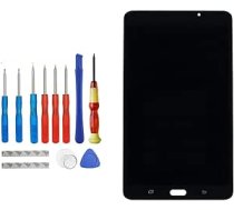 E-YIIVIIL LCD displejs Samsung Galaxy Tab A 7.0 WiFi planšetdatoram SM-T280 T280 melns LCD ar rīkiem ANEB088CQM7CGT