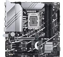 ASUS Prime Z790M-Plus LGA 1700 (Intel 14., 12. un 13. paaudzes) microATX mātesplate (PCIe 5.0, 3 x M.2 sloti, 10+1 DrMOS, DDR5, 1GB LAN, DP, USB 3.2 USB Gen2 Type-C). 3.2. 1. paaudze ANEB0BVX9MFBMT