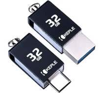 USB atmiņas karte 32 GB USB C 3.0 Dual OTG Pen zibatmiņas disks, kas saderīgs ar Dell Latitude 11 5000 Series 5175/5715, XPS 10 9250 Planšetdators 32 GB Type C ANEB07WBZQNF8T