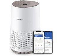Philips gaisa attīrītājs 600. sērija. Īpaši kluss un energoefektīvs. Alerģijas slimniekiem. HEPA filtrs noņem 99,97% piesārņotāju. Telpām līdz 44 m2. Lietojumprogrammas kontrolēts. Balts (AC0650/10) ANEB0BX49FQF8T