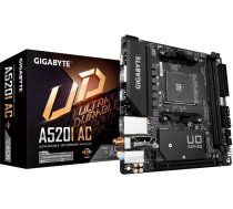 Mātesplate a520i ac am4 2ddr4 dp/2hdmi mitx