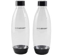 SodaStream ūdens pudele gāzētiem dzērieniem, nesatur BPA, var mazgāt trauku mazgājamajā mašīnā, saderīgs spirts, viens pieskāriens, Terra, mākslas, strāvas un avota dzirkstošā ūdens automāti - plastmasa, melns, 1741221440