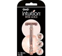 Wilkinson Sword Intuition Rose Gold drošības skuveklis sievietēm — skūšanās bez plastmasas ar tauriņa atveri ANEB0B2X2LM9WT