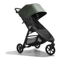 Baby Jogger City Mini GT2 vieglie kombinētie ratiņi | 4 WD piekare visiem reljefiem | Ātri salokāms ar vienu roku mazs bagijs | Briar Green (zaļš