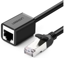 LAN Ethernet RJ45 F/UTP Cat pagarinātāja kabelis. 6 1000 Mb/s 0,5 m melns