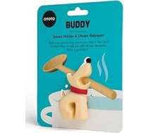 OTOTO Buddy Dog virtuves karotes turētājs - gatavošanas karotes paliktnis virtuves galdiņam - lāpstiņa, kausa turētājs, virtuves piederumu turētājs - karstumizturīgs un trauku mazgājamā mašīnā drošs trauku paliktnis plīts virsmai