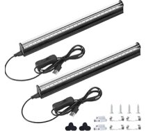 IXYHKB Pack of 2 UV Black Light Lamp Bar, Black Light Tube LED, 395-400 nm LED lamp Blacklight, Black Light Spotlight LED, UV LED Blacklight for Disco, Glow Party, Party Accessories, Stage Apgaismojums