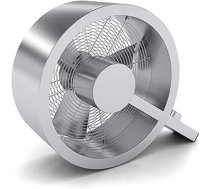 Stadler Form Desgin-Ventilator Q, hochwertig gefertigt aus Aluminium/Edelstahl mit 3 Leistungsstufen, 40 W, silber