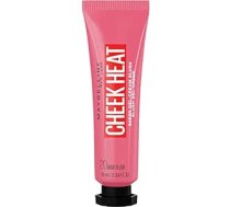 Maybelline New York Cheek karstuma sārtums, vaigu sārtums, želejas formula, ūdens bāzes krāsu pigmenti, spīdīga apdare