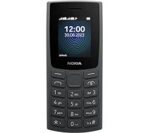 Nokia 110 funkciju tālrunis ar iebūvētu MP3 atskaņotāju, aizmugurējo kameru, ilgstošas darbības akumulatoru un balss ierakstītāju — kokogles ANEB0C5MJ8723T