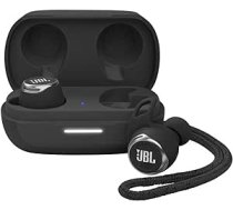 JBL Reflect Flow Pro melnā krāsā — Bezvadu ausīs ievietojamas sporta austiņas ar drošu satvērienu — ar trokšņu slāpētāju un iebūvētu mikrofonu — līdz pat 30 stundām mūzikas atskaņošanas ANEB09HGSH8W2T