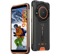 Ulefone Power Armor 16 Pro āra viedtālrunis bez līguma, Android 12 mobilais tālrunis 9600 mAh 122 dB skaļrunis 4GB/128GB paplašināms 16MP 5,93 collas IP68 triecienizturīgs 4G Dual SIM Face ID pirkstu nospiedumu NFC