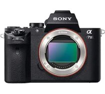 Sony Alpha 7 II pilna kadra bezspoguļa kamera, 24,3 megapikseļi, ātrs hibrīda autofokuss, optiskā 5 asu attēla stabilizācija korpusā, AXAVC S formāta ierakstīšana.