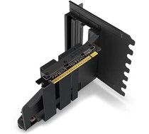 NZXT vertikālais GPU montāžas komplekts - AB-RH175-B1 - 175 mm PCIe 4.0x16 stāvvads - GPU stiprinājums - Lieljaudas tērauda kronšteins - saderīgs tikai ar H5, H7 un H9 sērijas korpusiem - melns ANEB0B4HJQKPMT