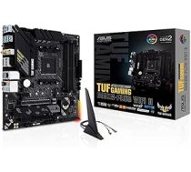 ASUS TUF Gaming B550M-PLUS WiFi II mātesplates ligzda Ryzen AM4 (AMD B550, mATX, PCIe 4.0, dual M.2, WiFi6, SATA 6Gbit/s, Aura Sync)