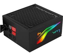 AeroCool Lux - 750W, PRISMA RGB, Modulārais, 80Plus bronzas barošanas bloks