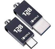 USB atmiņas karte 128GB USB C 3.0 Dual OTG Pen zibatmiņas disks saderīgs ar Sony Xperia L1 L2, X Compact, XA1 XA1 Plus XA1 Ultra, XA2 XA2 Plus XA2 Ultra, XZ, Premium, XZ1 128GB Type C ANEB083TT7S6YT