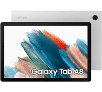 Samsung Galaxy Tab A8, Android planšetdators, LTE, 7040 mAh akumulators, 10,5 collu TFT displejs, četri skaļruņi, 32 GB/3 GB RAM, sudraba krāsa ANEB09MTVD98JT
