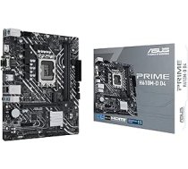 ASUS Prime H610M-D D4 spēļu mātesplates ligzda Intel LGA 1700 (Intel H610, mATX, DDR4 atmiņa, PCIe 4.0, M.2, COM ports, LPT galvene, RGB galvene) ANEB09P3S9XC8T