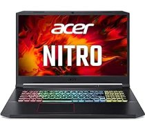 Acer Nitro 5 (AN517-52-516X) spēļu klēpjdators 17 collu Windows 10 Home — FHD 120 Hz IPS displejs, Intel Core i5-10300H, 8 GB DDR4 RAM, 512 GB M.2 PCIe SSD, NVIDIA GeForce RTX 6GB 3060 ANEB08R46GXNKT
