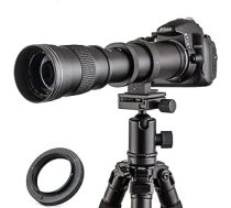 JINTU 420–800 mm MF teleobjektu kamera tālummaiņas kamera F8.3, kas paredzēta Nikon spoguļkameru kamerām D780 D5600 D5500 D5400 D5300 D5200 D5100 D3100 D3200 D3300 D77 D3400 D3500 D07 D07 D07 D07 D08 200 DF