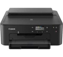 Canon PIXMA TS705a printera tintes printeris DIN A4 (WLAN, LAN, 5 atsevišķas tintes, automātiska abpusējā drukāšana, 2 papīra padevēji, papīra kasete 250 loksnes, Apple AirPrint), melns, normāls ANEB09RN21CG7T