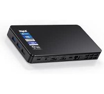 MeLE Overclock 4C Mini PC 12th Gen N95 (līdz 3,6 GHz) 32GB RAM 512GB Win11 Pro Small Desktop PC Wi-Fi 6, BT5.2, Trīskāršs displejs, Dual 4K HDMI Viss vienā USB-C darbam/biroja/mājām