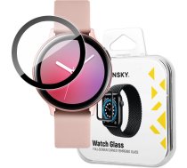 Hibrīds aizsargstikls priekš Samsung Galaxy Watch Active 2 44mm melns 9145576261705