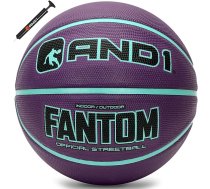 AND1 Fantom oficiālā izmēra gumijas basketbols un sūknis iekštelpu un āra basketbola spēlēm ANEB08HNJX4Z8T
