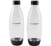 SodaStream ūdens pudele gāzētiem dzērieniem, nesatur BPA, var mazgāt trauku mazgājamajā mašīnā, saderīgs spirts, viens pieskāriens, Terra, mākslas, strāvas un avota dzirkstošā ūdens automāti - plastmasa, melns, 1741221440