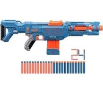 Nerf Elite 2.0 Echo CS-10 Blaster — 24 Nerf šautriņas, 10 šautriņu saspraudes žurnāls, noņemams pamatnes un stobra pagarinājums, 4 taktiskās sliedes, iepakojums bez vilšanās
