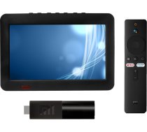 Pārnēsājams tūristu auto TV ar 8 collu LED + Xiaomi Mi Stick Smart NVOX DVB8T + XIAOMI MI TV STICK FULL HD 1GB