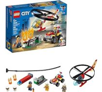 LEGO City Fire Helicopter Response 60248 ugunsdzēsēju rotaļlieta, jautrs būvēšanas komplekts bērniem, jauns 2020 (93 gabali) ANEB07WHFDKW1T