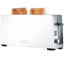 Graef Langschlitz-Toaster TO 91, Edelstahl, weiß ANEB0043L5D4KT