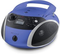 Grundig GRB 3000 BT portatīvais radio boombox ar Bluetooth zilu/sudraba krāsu ANEB07Y2V19YLT