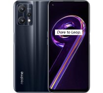 realme 9 Pro 5G viedtālrunis bez līguma, jaudīgs 5000 mAh akumulators, Qualcomm Snapdragon 695 procesors Android mobilais tālrunis, 33 W dart uzlāde, Ultra Fluid 120 Hz displejs, Dual Sim, 6 + 128 GB, pusnakts melns