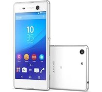 Sony Xperia M5 viedtālrunis (5,0 Zoll (12,7 cm) skārienjutīgs displejs, 16 GB skaļrunis, Android 5.0) weiß