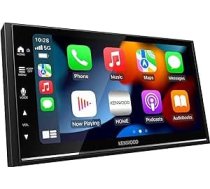 KENWOOD DMX7722DABS digitālās multivides AV uztvērējs ar bezvadu CarPlay un Android Car (4 x 50 W, DAB+/FM, BT, 3 priekšizvades 2,5 V, USB, iPod/iPhone vadība)